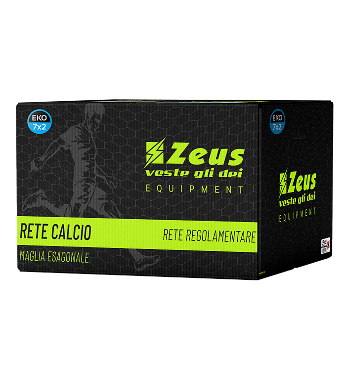637_107_RETE CALCIO EKO 7,5X2,5 COPPIA RETI DA CALCIO REGOLAMENTARE EKO A MAGLIA ESAGONALE - immagine 1